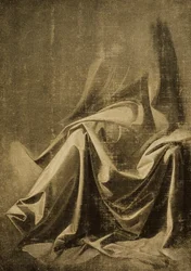 Drapery Study, Drawing by Leonardo da Vinci